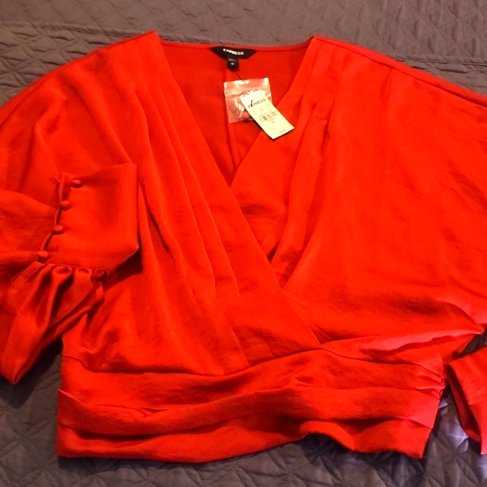 NWT Express Burnt Orange Top